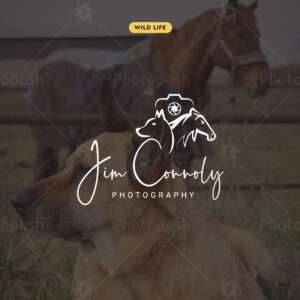 Pets Dog Horse Photography Logo branding agency for photographers
