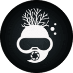 Underwater photography logo branding agency for photographers