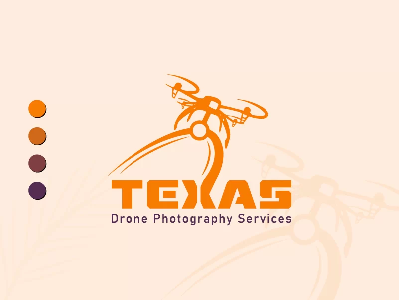 drone aerial photography logo
