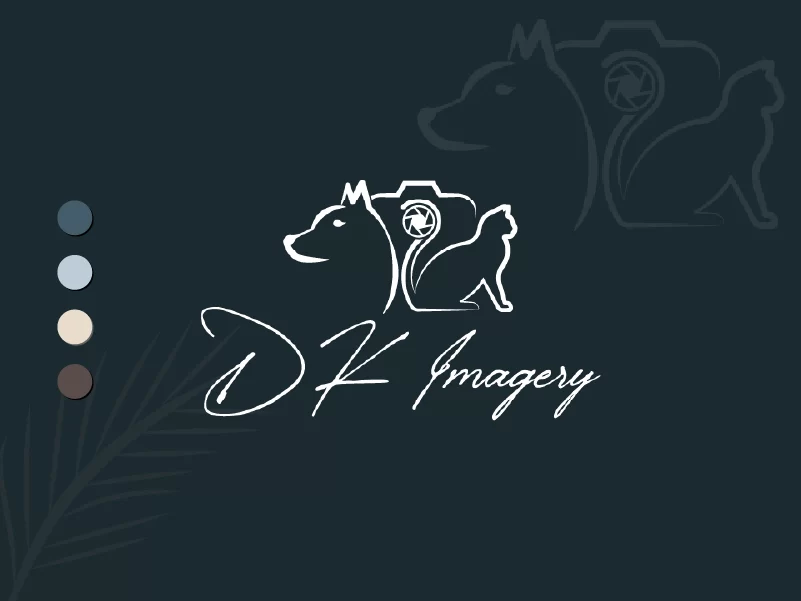 dog cat photography logo