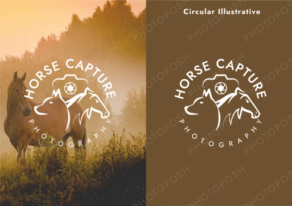 watermark example | dog horse photography logo