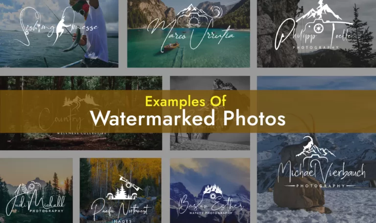 examples of watermarked photos