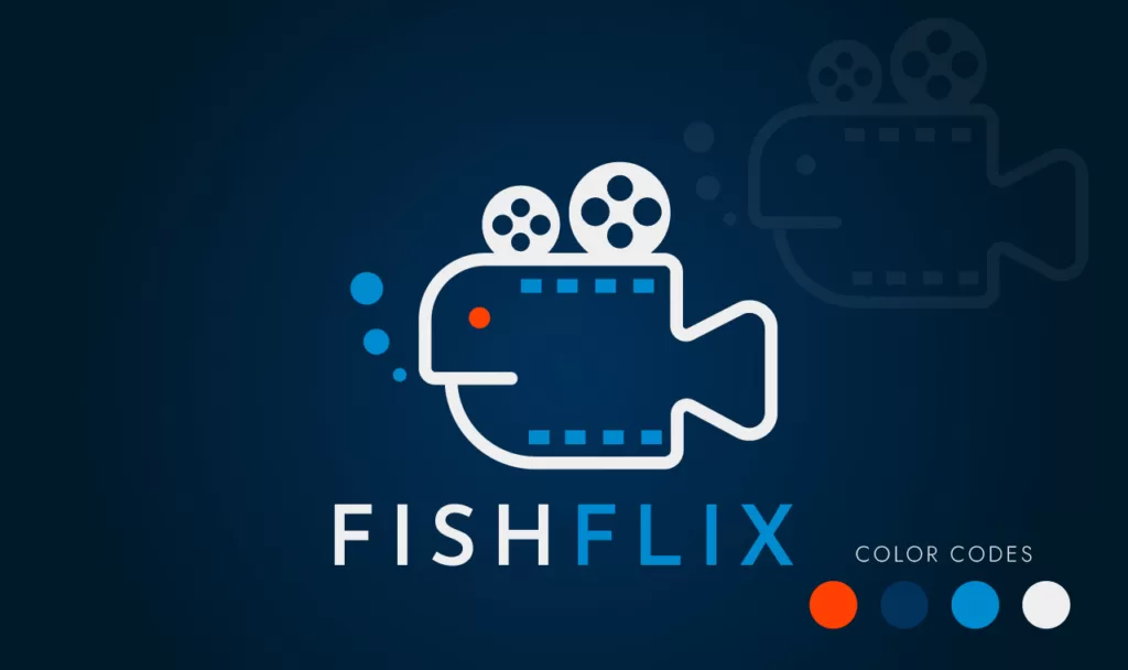 fish video camera logo
