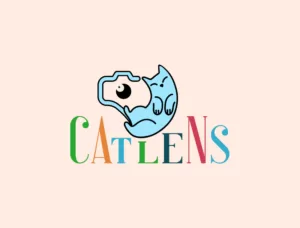 cat lens photography logo design | cute logo